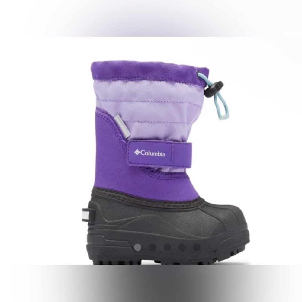 Columbia Purple and Lavender Kids Snow Boot